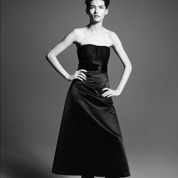 Zara | Dresses | Zara Limited Edition Black Bustiercorset Style Dress |  Poshmark